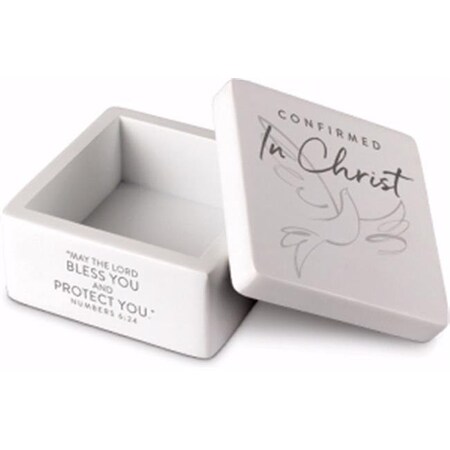 Lighthouse Christian Products Lighthouse Christian Products 135523 Keepsake Box - Precious Occasions-Confirmed in Christ No.40269 135523